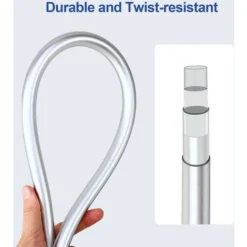 Meykoers 1.5m PVC Shower Flex Hose Universal Chrome Shower Hoses 8 Meykoers 1.5m PVC Shower Flex Hose Universal Chrome Shower Hoses -Bathroom Supplies Store 68201198 4