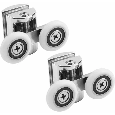 23mm 2pcs Double Bottom Shower Door Shower Roller Spare Wheel 1 23mm 2pcs Double Bottom Shower Door Shower Roller Spare Wheel