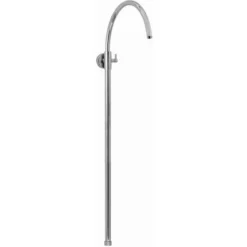 ENKI G05 Shower Rigid Riser Column Adjustable Round Solid Brass Chrome