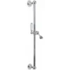 ENKI S17 Shower Slide Rail Riser Chrome Head Holder Bar Traditional Solid Brass
