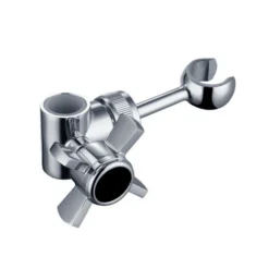 ENKI B16 Hand Shower Bracket Slider Riser Column Rail 18mm Crosshead Chrome Black