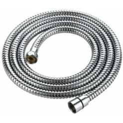 Chrome 2.0 M Flexible Double Interlock Stainless Steel Shower Hose Double Lock