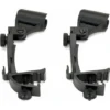 2x Drum Kit Microphone Clip Holders Tom/Snare Rim Clamp Stand Shockproof Mount