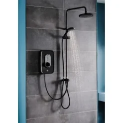 Triton Danzi DuElec Electric Shower Black 9.5kW Modern Rainfall Head Handset -Bathroom Supplies Store 72164726 4