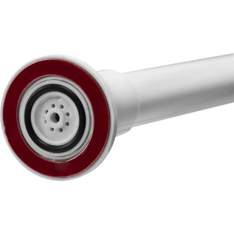 Croydex Stick N Lock Short Shower Curtain Rod, White 3 Croydex Stick N Lock Short Shower Curtain Rod, White - Image 3