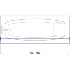 Croydex Stick N Lock Short Shower Curtain Rod, White 9 Croydex Stick N Lock Short Shower Curtain Rod, White -Bathroom Supplies Store 7249388 5