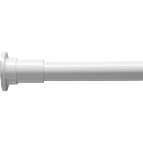 Croydex Stick N Lock Long Shower Curtain Rod, White 1 Croydex Stick N Lock Long Shower Curtain Rod, White