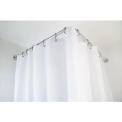 Croydex Shower Curtain Rod Set (4 Ways To Fit), Chrome 9 Croydex Shower Curtain Rod Set (4 Ways To Fit), Chrome -Bathroom Supplies Store 7249397 5