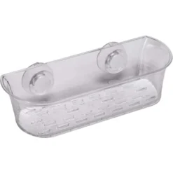 Croydex Press 'N' Lock Suction Fix Long Basket