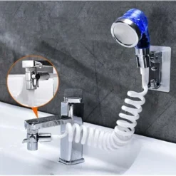Basin Hose Sprayer Attachment, Basin Hand Shower Set, Basin Hose Sprayer Attachment For Hair Washing -Bathroom Supplies Store 72583592 4