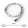 Heilmetz Shower Hose 1.2m Premium Shower Hose With Anti-Twist PVC Smooth Shower Hose With Universal G 1/2 Standard Connection Chrome