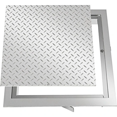 VEVOR Recessed Manhole Cover Powder-coated Drain Cover 60x60cm Steel Lid W/Frame 1 VEVOR Recessed Manhole Cover Powder-coated Drain Cover 60x60cm Steel Lid W/Frame