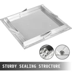 VEVOR Recessed Manhole Cover Powder-coated Drain Cover 40x40cm Steel Lid W/Frame 8 VEVOR Recessed Manhole Cover Powder-coated Drain Cover 40x40cm Steel Lid W/Frame -Bathroom Supplies Store 74437996 5