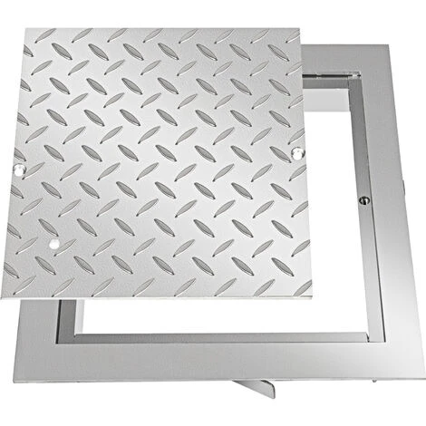 VEVOR Recessed Manhole Cover Powder-coated Drain Cover 30x30cm Steel Lid W/Frame 1 VEVOR Recessed Manhole Cover Powder-coated Drain Cover 30x30cm Steel Lid W/Frame