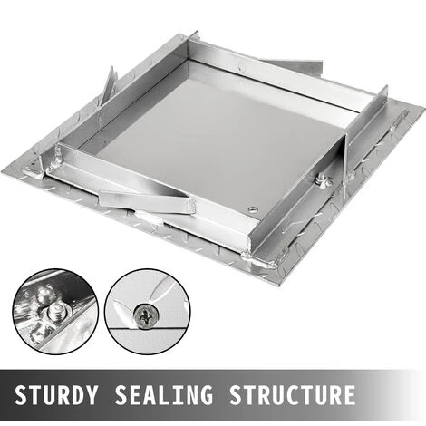 VEVOR Recessed Manhole Cover Powder-coated Drain Cover 30x30cm Steel Lid W/Frame 5 VEVOR Recessed Manhole Cover Powder-coated Drain Cover 30x30cm Steel Lid W/Frame - Image 5