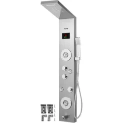 Thermostaic Shower Panel Column Tower LED Waterfall Massage System Body Jet