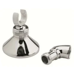 Nuie Chrome Plated Wall Bracket And Elbow - A310A