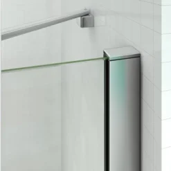 760x900x1850mm Two Frameless Pivot Hinge Doors Walk In Shower Enclosure Glass Screen Cubicle -Bathroom Supplies Store 7489784 4