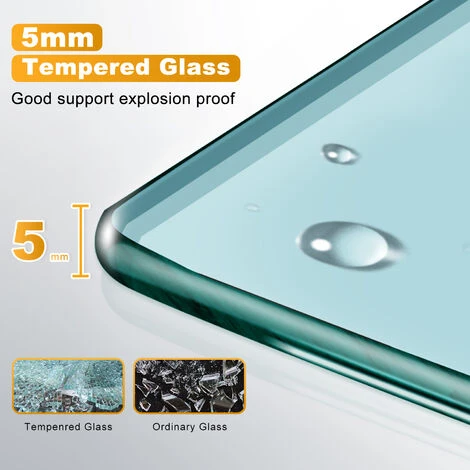 ELEGANT 900mm Bi-Fold Shower Door Reversible Folding Glass Inner Opening Design Shower Enclosure Cubicles Door Matt Black Frame 5 ELEGANT 900mm Bi-Fold Shower Door Reversible Folding Glass Inner Opening Design Shower Enclosure Cubicles Door Matt Black Frame - Image 5