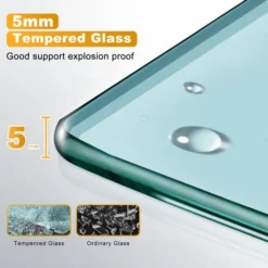 ELEGANT 760mm Bi-Fold Shower Door Reversible Folding Glass Inner Opening Design Shower Enclosure Cubicles Door Matt Black Frame 9 ELEGANT 760mm Bi-Fold Shower Door Reversible Folding Glass Inner Opening Design Shower Enclosure Cubicles Door Matt Black Frame -Bathroom Supplies Store 74954013 5