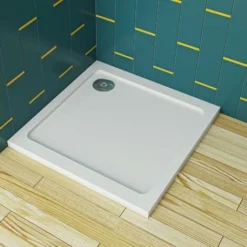 SKY 900x800mm Slimline Rectangle Shower Enclosure Stone Tray Free Waste -Bathroom Supplies Store 76374022 4