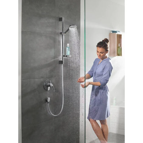 Hansgrohe Ecostat 1001 CL Pack Thermostatic Bath/shower Mixer + Crometta Vario Shower Set With Soap Dish (13201000-Crometta2) 3 Hansgrohe Ecostat 1001 CL Pack Thermostatic Bath/shower Mixer + Crometta Vario Shower Set With Soap Dish (13201000-Crometta2) - Image 3