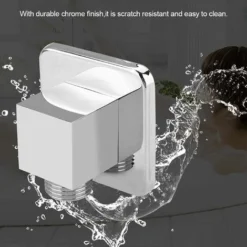 Shower Outlet Elbow Wall Supply Elbow Hand Shower Outlet Shower Hose Connector For Bathroom Hand Shower, 1/2 -Bathroom Supplies Store 77637310 5