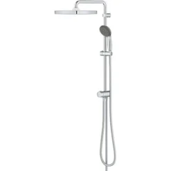 Grohe Vitalio Start System 250 Cube Flex Shower Column With Manual Diverter, Chrome (26698000) -Bathroom Supplies Store 77866397 3