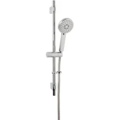 Croydex Matrix 3 Function Shower Set Inc Shower Head + Adjustable Riser Rail