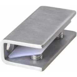 Pack Glass Shower Door Fixing Clamps Stainless Steel Fixed Hinges 8-12mm Wall Brackets