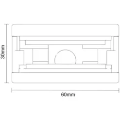 Wholesale Domestic Chrome Walk In Shower Screen Support Foot/Wall Bracket -Bathroom Supplies Store 82739728 5