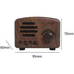 Retro Bluetooth Speaker Portable Mini Vintage Am Fm Radio Wireless Stereo Speaker -Bathroom Supplies Store 86608447 3