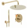 Concealed Shower Set Rea Lungo Gold + Box