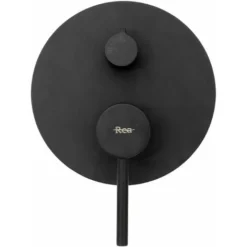 Concealed Shower Set Rea Lungo Black + Box -Bathroom Supplies Store 87084573 3