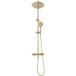 Thermostatic Shower Set Rea Lungo Gold -Bathroom Supplies Store 87084576 3