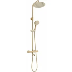 Thermostatic Shower Set Rea Lungo Gold -Bathroom Supplies Store 87084576 4