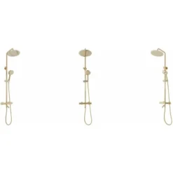 Thermostatic Shower Set Rea Lungo Gold -Bathroom Supplies Store 87084576 5