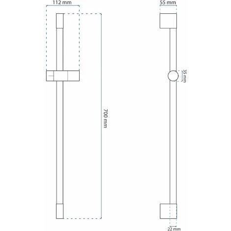 Handheld Shower Head Holder 01 Chrome 5 Handheld Shower Head Holder 01 Chrome - Image 5