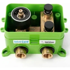 Concealed Shower Set Rea Parker Brush Gold + Box -Bathroom Supplies Store 87084882 5