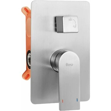 Concealed Shower Set Rea Verso Brush Nickel + Box 2 Concealed Shower Set Rea Verso Brush Nickel + Box - Image 2