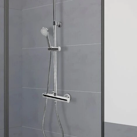 Complete Overhead Shower System PERFECT NEO Chrome CORNAT 2 Complete Overhead Shower System PERFECT NEO Chrome CORNAT - Image 2