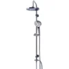 Rainshower Set With Massaging Showerhead Bahamas Chrome 91440 RIDDER