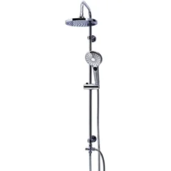 Rainshower Set With Massaging Showerhead Bahamas Chrome 91440 RIDDER