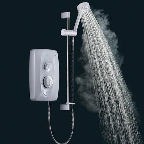 Mira Jump Electric Shower 9.5kW Clearscale White & Chrome 5 Spray 1.1788.011 1 Mira Jump Electric Shower 9.5kW Clearscale White & Chrome 5 Spray 1.1788.011