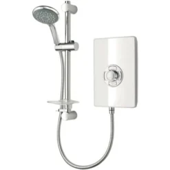 Triton Aspirante Electric Shower 8.5kW Modern White Gloss 5 Spray -Bathroom Supplies Store 8755463 4
