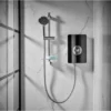 Triton Aspirante 9.5kW Electric Shower Modern Black Gloss 5 Spray