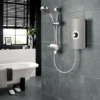 Triton Aspirante Electric Shower - Gun Metal 9.5kW