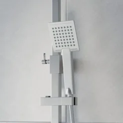 Thermostatic Shower Mixer Square Chrome Bathroom Twin Head Set -Bathroom Supplies Store 8755478 4