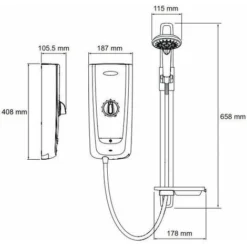 Mira Advance Thermostatic Electric Shower 8.7kW - 1.1785.001 -Bathroom Supplies Store 8756081 4