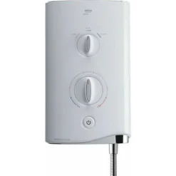 Mira Sport Thermostatic Electric Shower 9.0kW White & Chrome -Bathroom Supplies Store 8756500 3